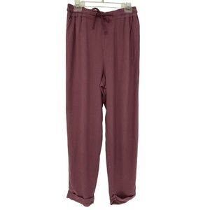 Splendid roll cuff jogger pants dusty rose women's size medium
